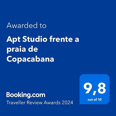 Apt Studio Frente A Praia De Copacabana Rio de Janeiro Exteriér fotografie